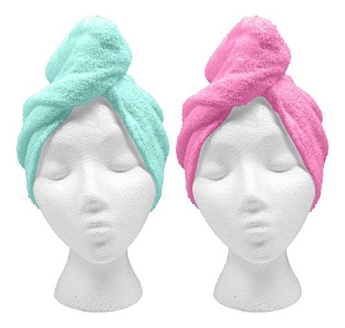 Turbie Twist Xl Toallas De Pelo 2 Unidades 0