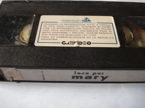 Vhs Loco Por Mary (1998) 0