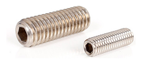 Allen Sin Cabeza (gusano) Acero Inoxidable 3/8x1/2'' X10u 0