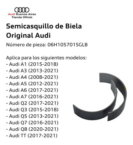 Semicasquillo De Biela Audi Q5 2015 1