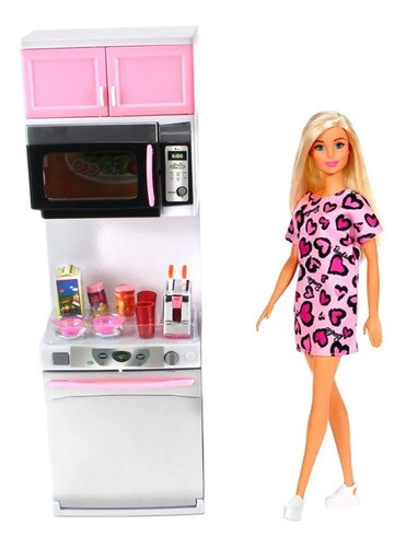 Barbie Muñeca Original Mattel Con Cocina Palermo Z Norte 0