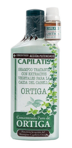Shampoo Capilatis Ortiga 410ml + Concentrado Puro X 3 Uni 1