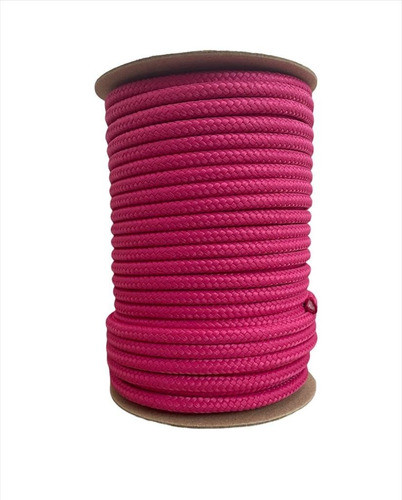 Soga Polipropileno Cabo Nautico 8mm X 50 Metros Color Fucsia 0