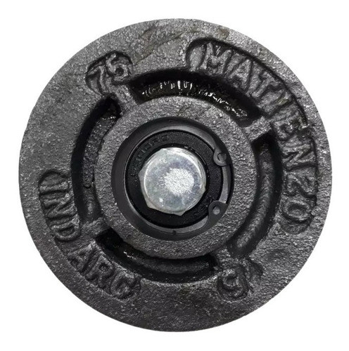 Rueda Liviana De Fundicion 75 Mm Canaleta En V X 2 Unidades 0