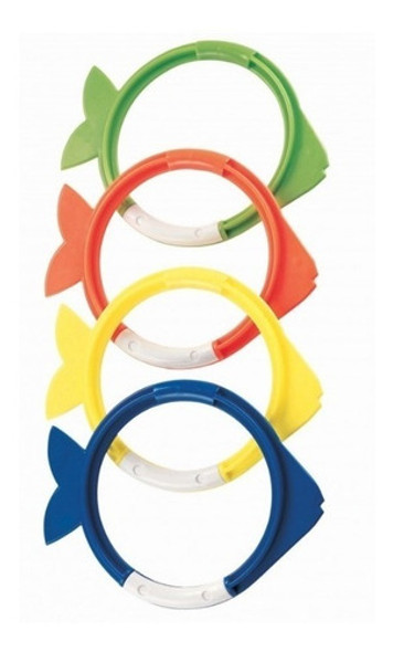 Anillos De Buceo Snorkel En Forma De Pez X 4 Unidades Oferta 0
