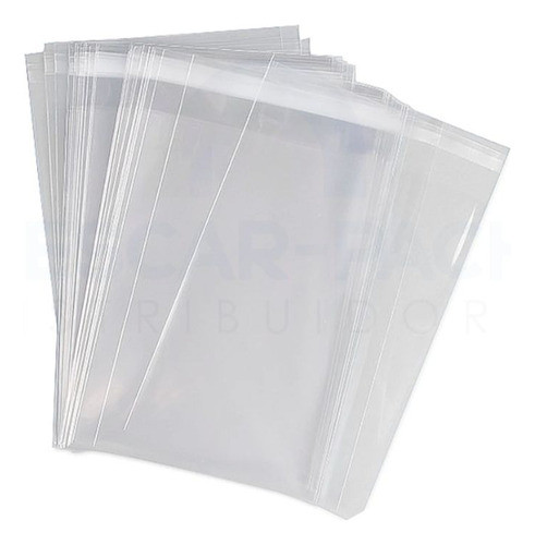 100 Bolsas Polipropileno 15x20x5 Cierre Adhesivo 40 Mic 0