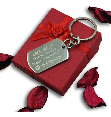 Llavero Para Pareja Personalizado Spotify 0