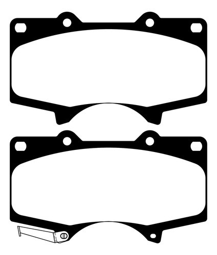 Juego De Pastillas De Freno Para Toyota Hilux Prerunner 3.0 0