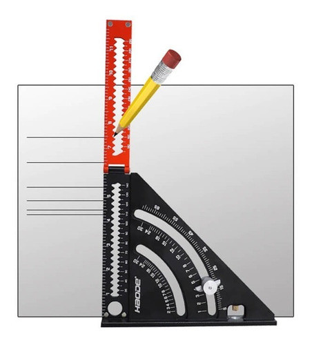 Escuadra Triangulo Multi Función C/pivot Aluminio Ruhlmann 1