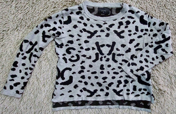 Sweater Buzo Tipo Animal Print Lucuma 0