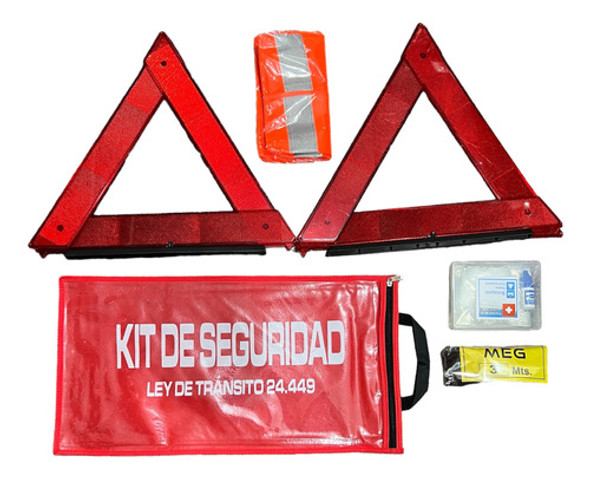 Kit De Seguridad Auto 6 En 1 Apto Vtv Sin Matafuego Linga 0
