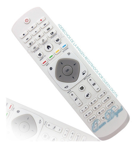 Control Remoto Para Philips Blanco Smart Tv 3d Led Garantia 0