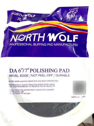 Pad Espuma Black P/ Pulidora Rotorbital 6 Pulgadas E40 1