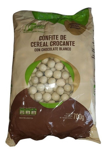 Cereal Bañado En Chocolate Blanco X 700 Grs Argenfrut 0