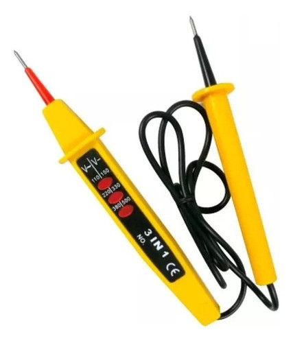 Tester Voltaje Reforzado Puntas De Prueba Black Jack T820 0