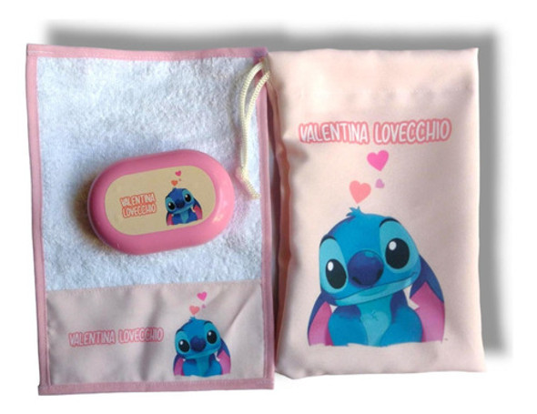 Set Higiene Primaria Jabonera Bolsita Toalla Nene/nena 0