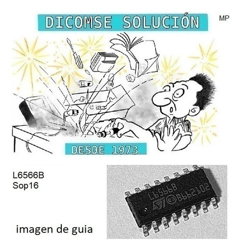 L 6566 L-6566 L6566 L6566b Fuente Tv  Lcd  Soic16 0