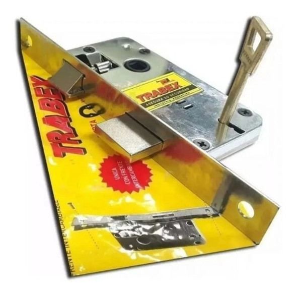 Cerradura Trabex Ca1 1001 N Niquelado Puerta Recto 0