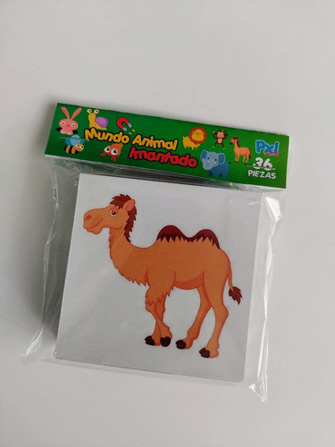 Animales Imantados Infantiles Regalo 36 Piezas 7x7cm 1