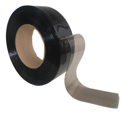Tiras De Pvc 100x1,5x50metros Fume 1