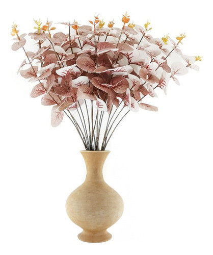 Rama Planta Artificial De Eucalipto  Follajes Centro De Mesa 0