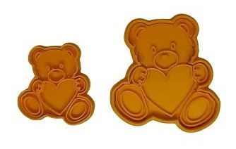 Cortante San Valentín Osito 3d 0