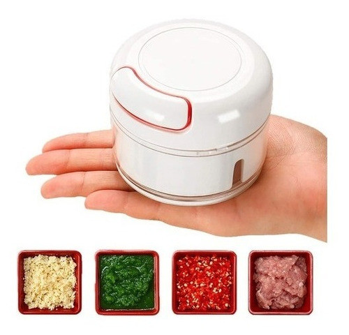 Mini Triturador Manual De Vegetales Cortador Picador Chopper 0
