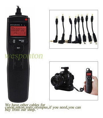Temporizador Lcd Shutter Release Control Remoto F Sony A55 A 1