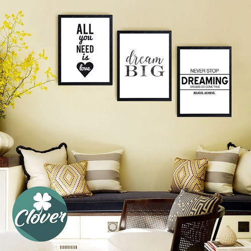 Combo 2 Cuadros Uno De 20x25 Y Otro De  21x30 Marco Color 1