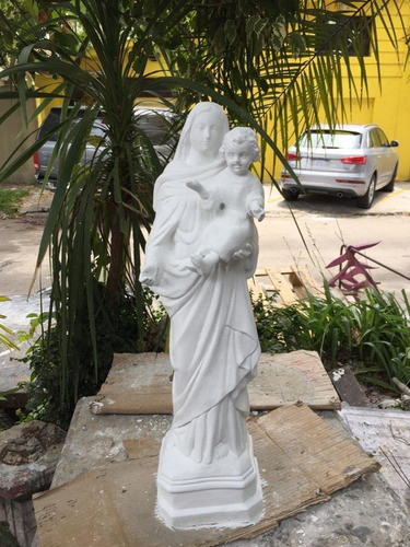 Estatua Virgen De San Nicolas 60cm, Cemento 0