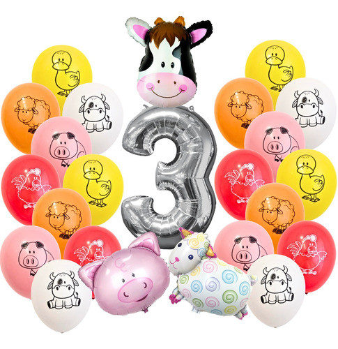 Combo Kit Globos Granja 0