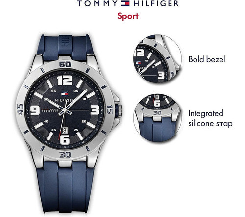 Tommy Hilfiger 1791062 Reloj De Acero Inoxidable Con 1