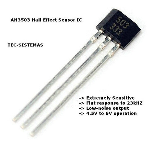 Sensor De Efecto Hall Ah3503 3503 Arduino Pic Programadores 0