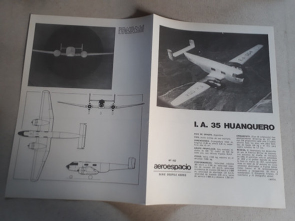 Lamina Aeroespacio N° 432 I A 35 Huanquero 1