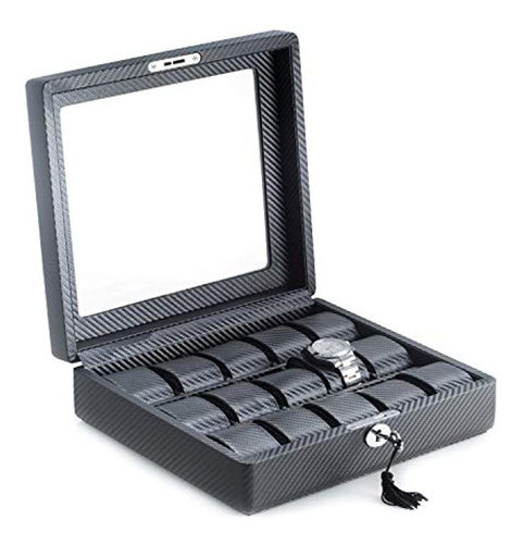 Bey-berk Bb680brl Caja De Reloj 8 De Madera Burl Marron Lac 0