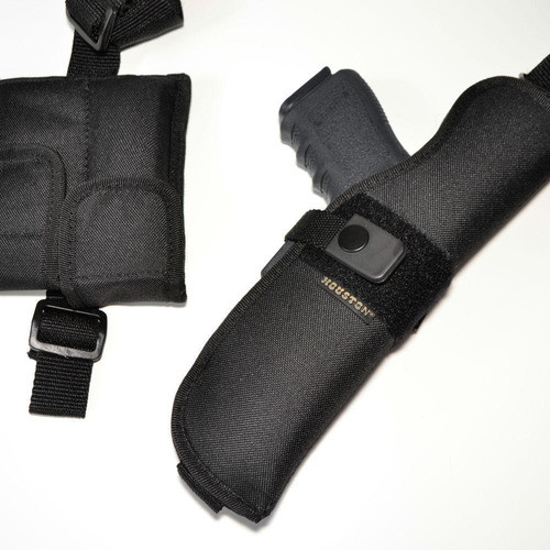 Pistolera Sobaquera Vertical Houston C/porta Cargador Doble 0