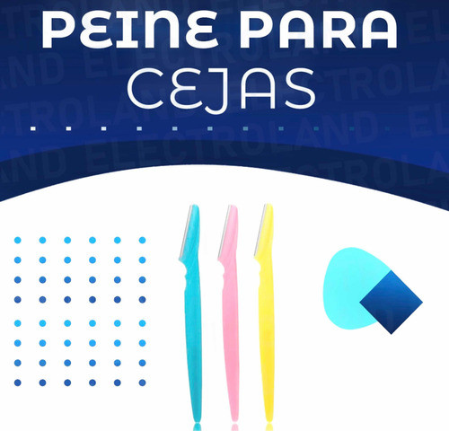 Set Perfilador De Cejas Vello Facial Cuello Rostro Quita 1