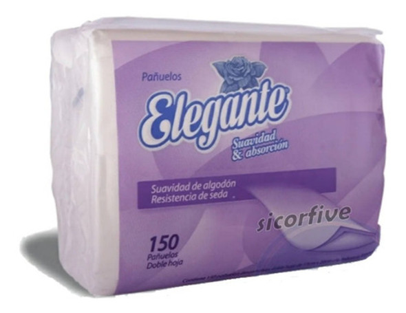Pañuelito Descartable  De 150 Unidades Elegante 1