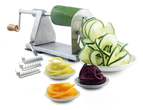 Espiralizador De Verduras De Acero Inoxidable De Diseño Pop, 0