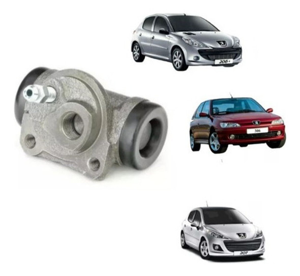Cilindro De Freno De Rueda Peugeot 206 207 306 Derecho 0