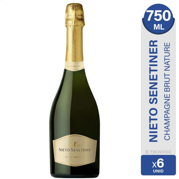 Espumante Nieto Senetiner Brut Nature Champagne - Caja X6 1