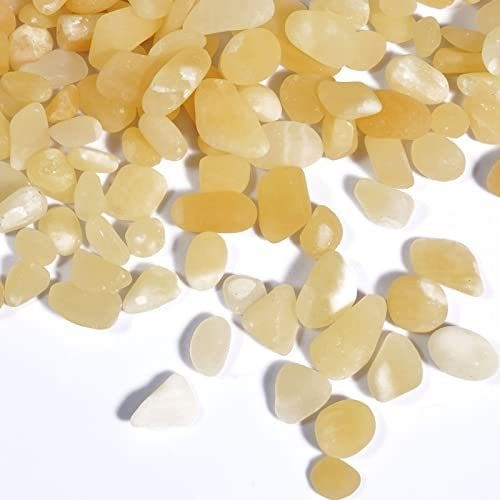 Piedras De Cuarzo Para Decoracion 430gr  Amarillo Jasp 1