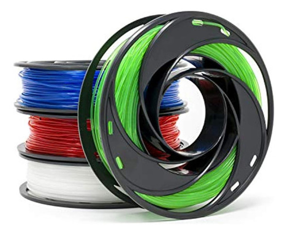Gizmo Dorks Filamento Impresora 3d 1.75mm 200g, Paquete De 4 0