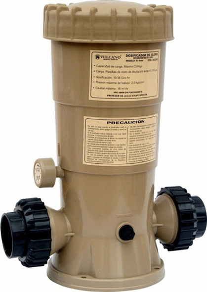 Dosificador De Cloro En Pastillas Marca Vulcano Para Piletas 0