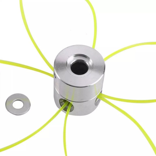 Cabezal Tanza De Aluminio Con 4 Salida Para Desmalezadora 0
