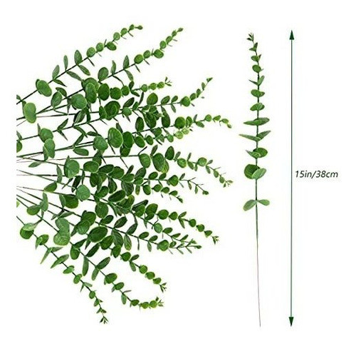 Ramas Artificiales De Eucaliptus X 30u Verde 1