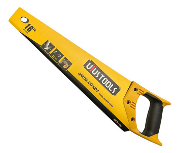 Serrucho Carpintero 16 Pulgadas - Dientes Triple Afilado 0