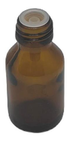 Frasco Gotero Vidrio Inserto Tapa Colirio Ambar 15 Cc X20 1