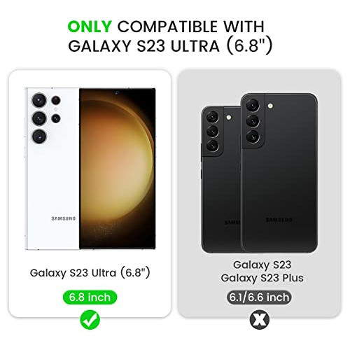 Funda Galaxy S23 Ultra Purpurina Case Gliter Protecto Camara 1