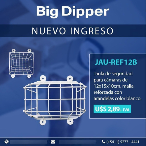 Jaula Reja Camara Seguridad 12*15*10 Domo Cctv Malla Reforza 0